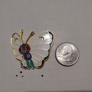 Pokemon Butterfree Enamel Pin Official Nintendo Collectible Badge